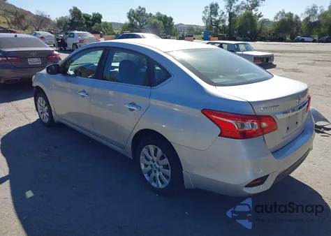 2016 Nissan Sentra S из США, поврежденный, VIN 3N1AB7AP7GY296835